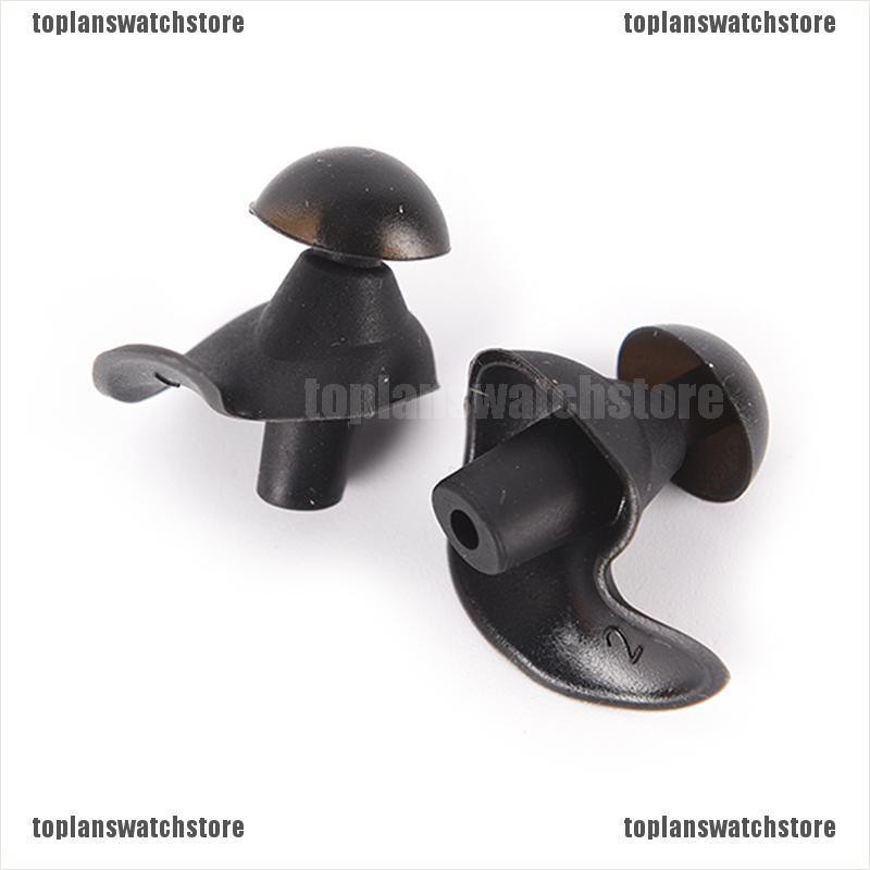 1 Cặp Găng Tay Bơi Silicone Mềm Chống Ồn &amp; Nước Cho Người Lớn