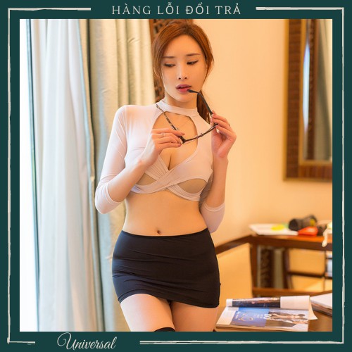 Đồ Cosplay Váy Thư Ký Sexy - Bộ Đồ Ngủ Cô Thư Ký Gợi Cảm Của Sếp UNIVERSALXXX - DCP04 | BigBuy360 - bigbuy360.vn