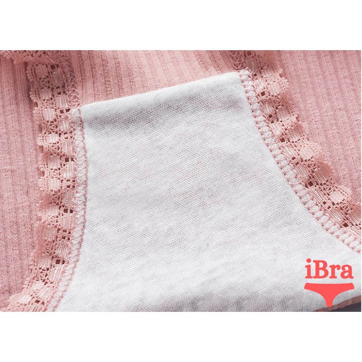 Quần lót nữ Cotton tăm cạp viền kháng khuẩn Nhật Bản chất co giãn SQ08