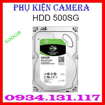 Ổ cứng lưu trữ 500GB chuyên dụng dành cho PC và Camera | WebRaoVat - webraovat.net.vn