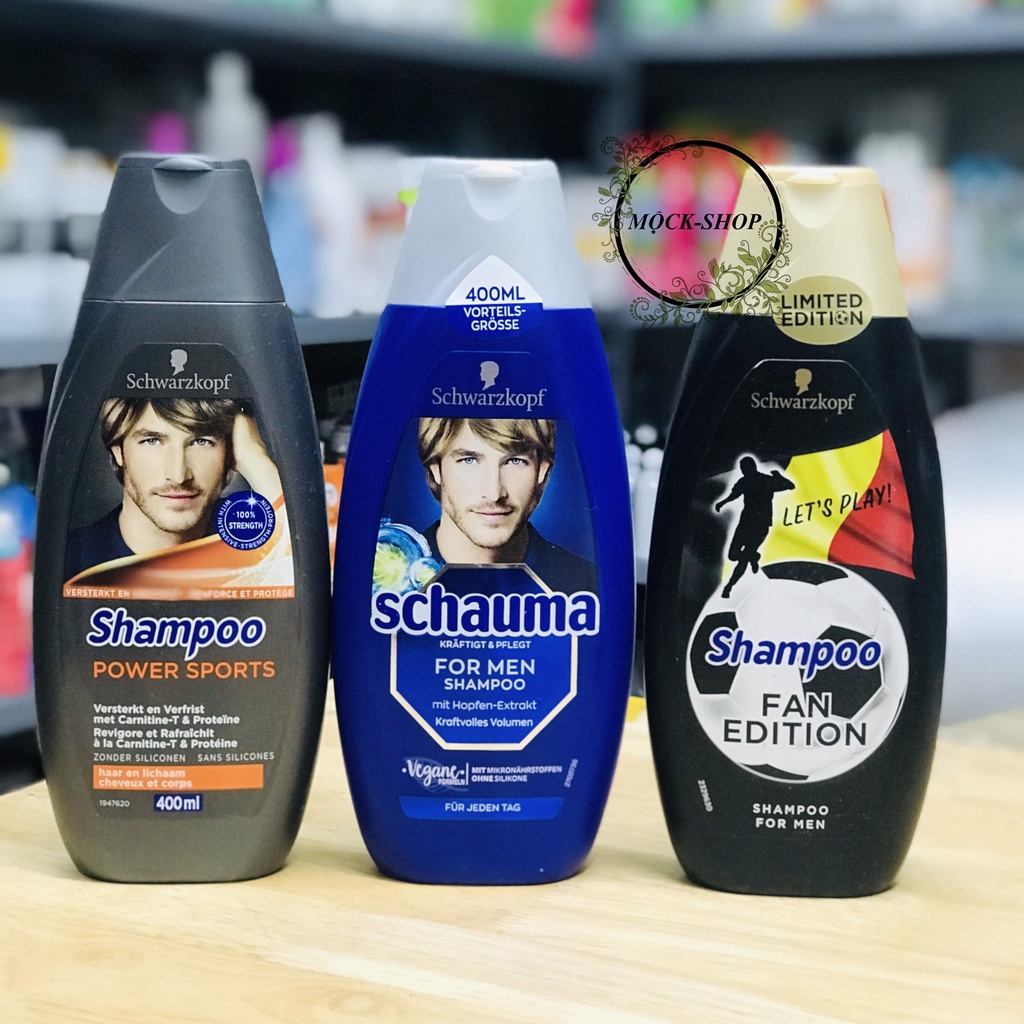 DẦU GỘI NAM SCHWARZKOPF TĂNG CƯỜNG PROTEIN 400ML HÀNG ĐỨC