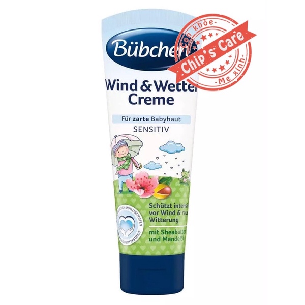 Kem dưỡng da toàn thân Bübchen Wind &amp; Wetter creme cho bé Bubchen