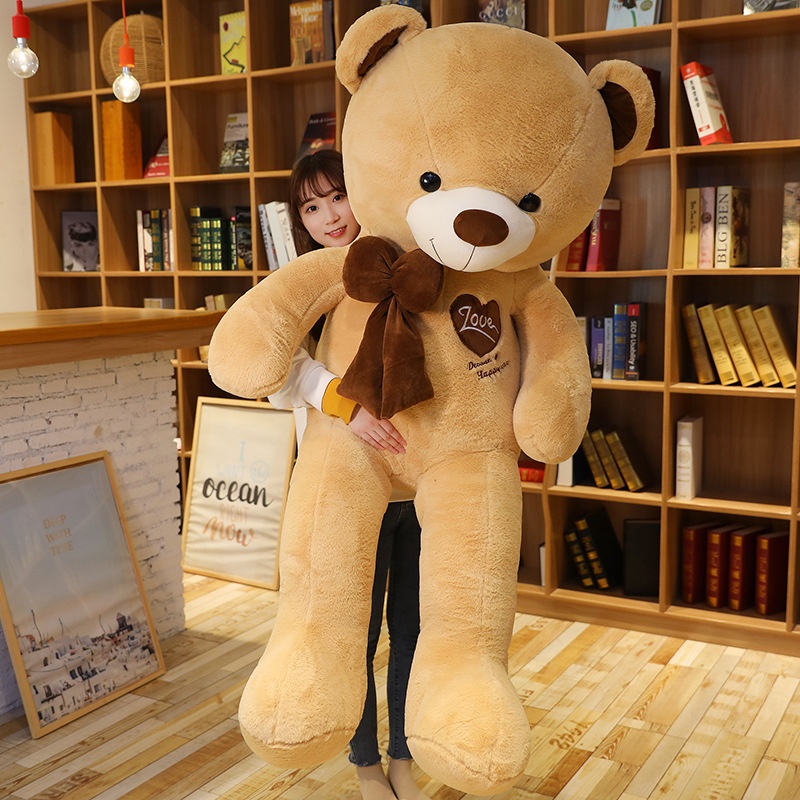 Gấu bông teddy siêu to cỡ lớn siêu đẹp siêu cute, thú nhồi bông sang trọng, Đồ chơi thú bông