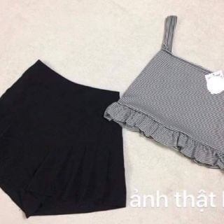 Áo 2 dây kẻ ngang chât thun mịn