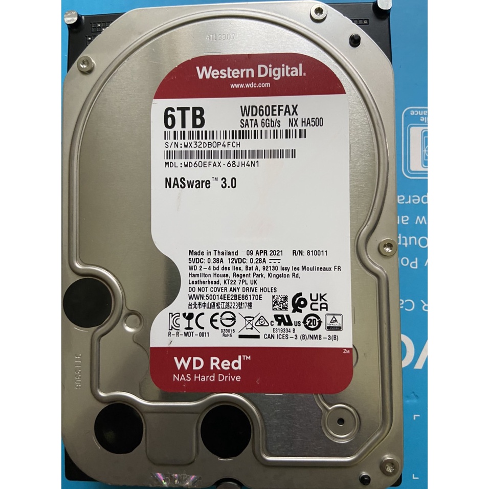 Ổ cứng chuyên dụng cho NAS WD Red 6Tb