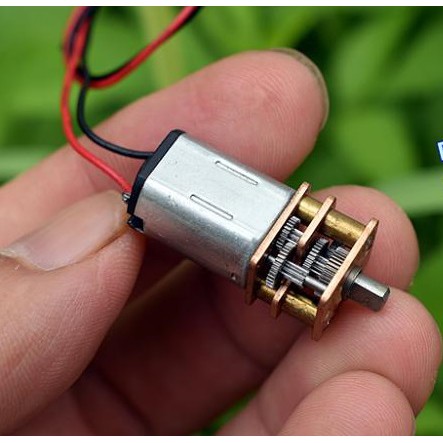 Động cơ giảm tốc N20 mô-men xoắn cao, động cơ ô tô thông minh DC3V-6V tỷ lệ giảm 1: 298 - Hộp số full kim loại