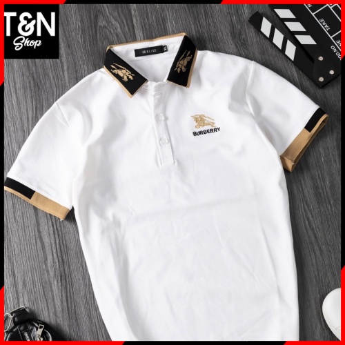 Áo thun có cổ , Áo PoLo nam thêu logo BBR ngựa Q503 full size tới 80kg TN Shop