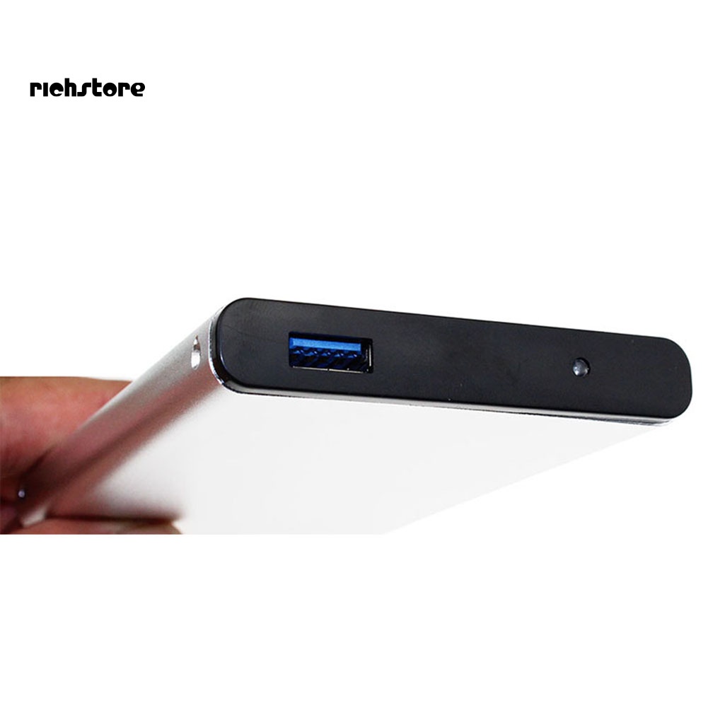 Hộp Đựng Ổ Cứng Ngoài USB 3.0 / 2.0 HDD SSD 2.5inch SATA Bằng Kim Loại | BigBuy360 - bigbuy360.vn
