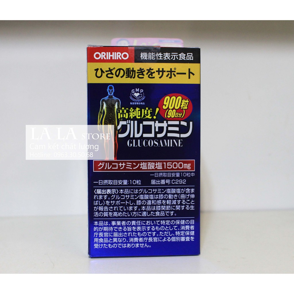 [Mã 66FMCGSALE hoàn 8% xu đơn 500K] Viên Uống Glucosamine Orihiro 1500mg Của Nhật 900 viên | BigBuy360 - bigbuy360.vn