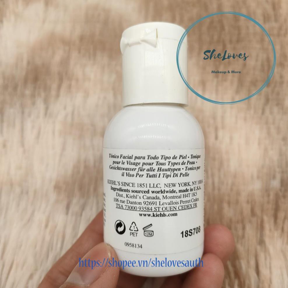 Toner cấp ẩm chuyên sâu Kiehls ultra facial mini 40ml