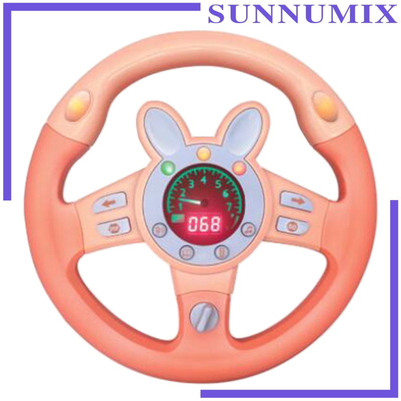 Đồ Chơi Vô Lăng Xe Hơi Tạo Hiệu Ứng Ánh Sáng Dành Cho Bé Trai 3 Tuổi