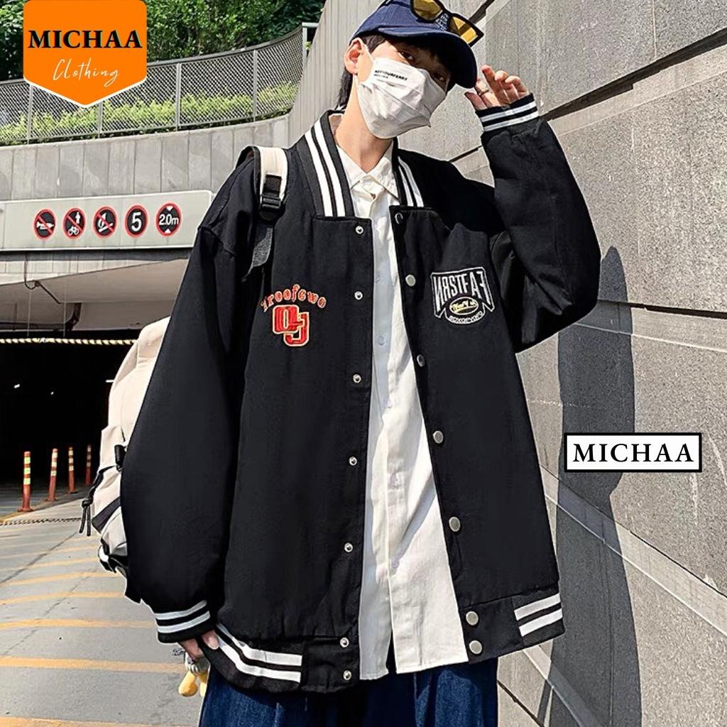 Áo Khoác Bomber Dù GJ Nam Nữ Ulzzang Unisex From Rộng Chống Nắng Jacket - MICHAA