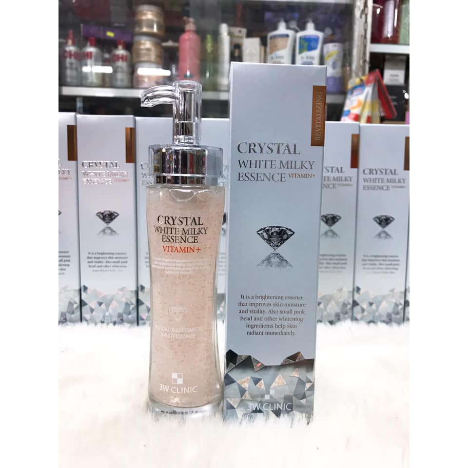 Tinh Chất Serum Trắng Da 3W Clinic Crystal White Milky Essence Vitamin 150ml