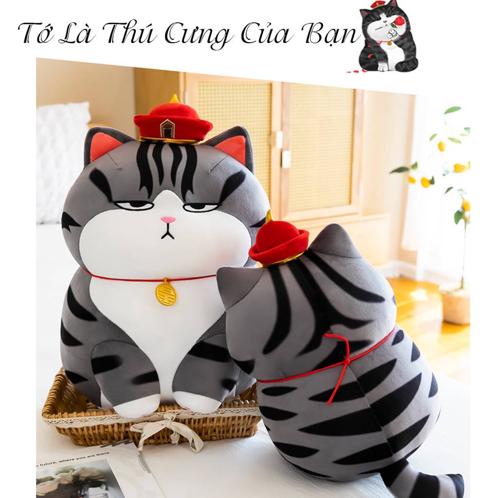 Mèo Bông Thần Tài  Đủ Size 35cm-90cm