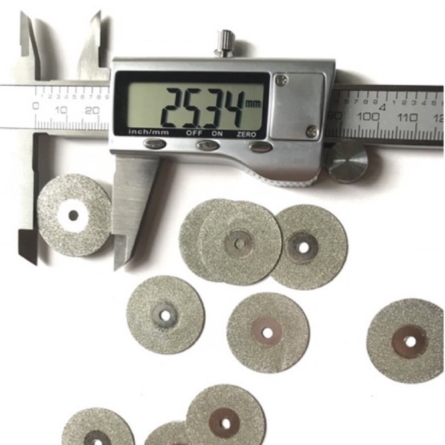 Đía cắt phủ kim cương 25mm lỗ đĩa vít 3mm
