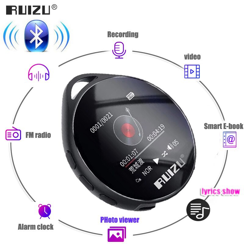 (QUÀ TẶNG 99K) Máy nghe nhạc Ruizu M10,chất lượng cao có Bluetooth,lossless Màn hình cảm ứng 1.8inch - HÀNG CHÍNH HÃNG