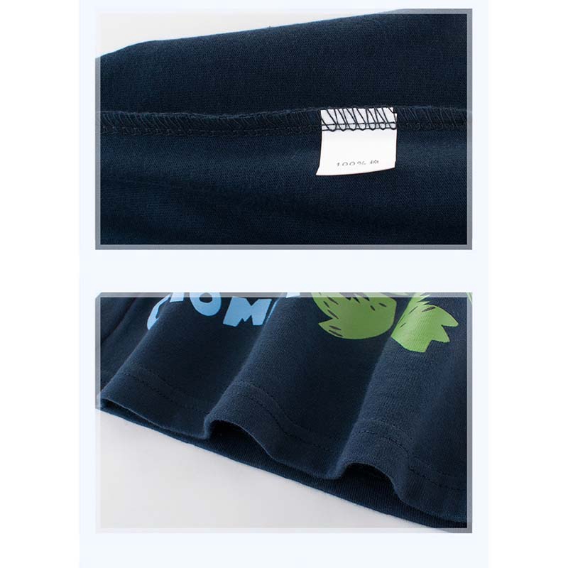 Áo Thun Tay Dài In Hình Hoạt Hình Cho Bé Trai