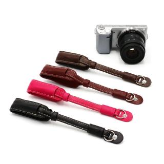Camera Wrist Hand Strap Grip double PU Leather Case For Photography Accessories