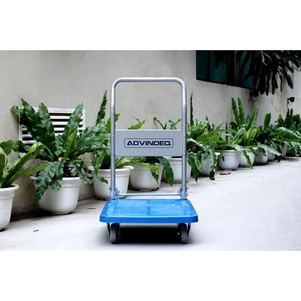 Xe Đẩy Hàng 4 Bánh Sàn Nhựa Advindeq PT-150 Tải Trọng 150Kg