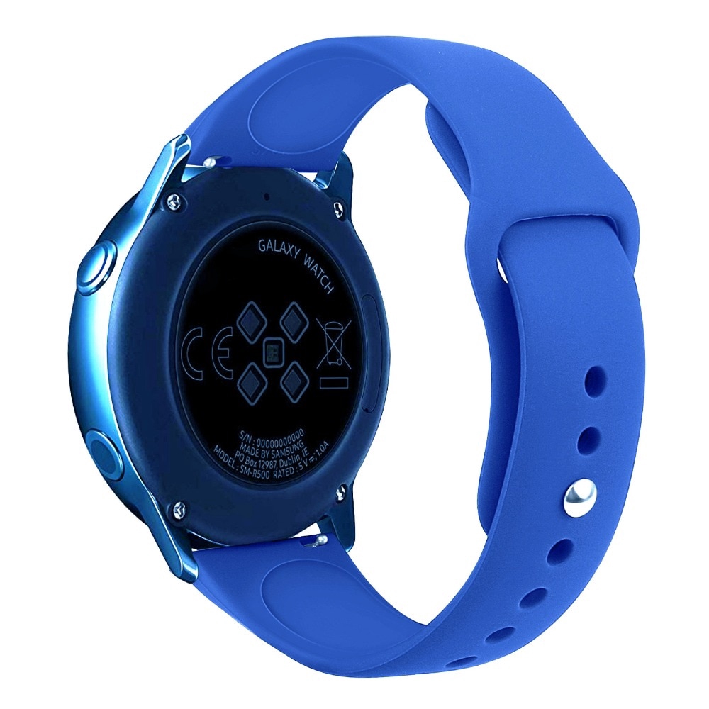 Dây đeo silicon 20mm 22mm cho đồng hồ thông minh Samsung Galaxy Watch 42mm 46mm Active2 S3