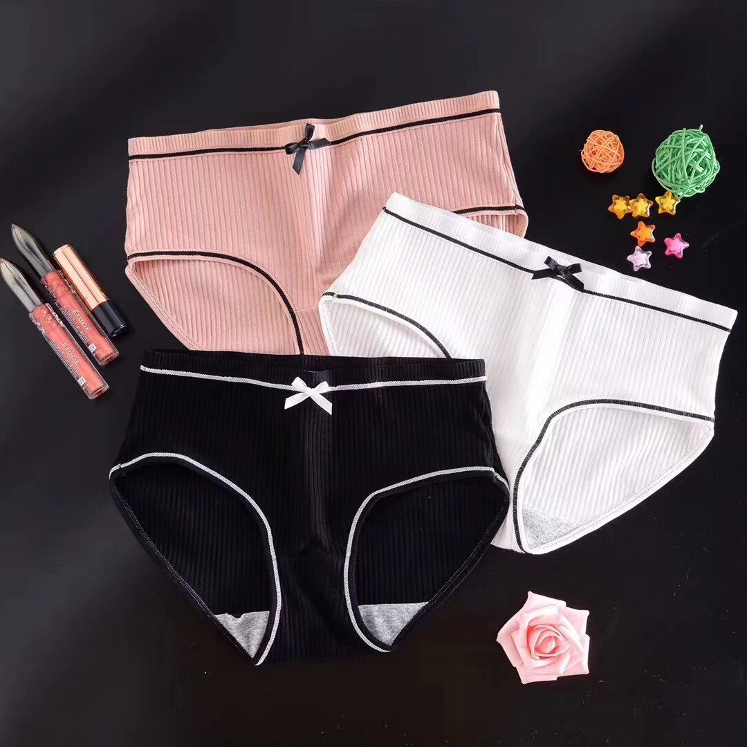 Quần Lót Cotton Không Đường May Thoáng Mát Ngọt Ngào Cho Nữ Kiểu Nhật Bản | BigBuy360 - bigbuy360.vn