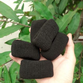Combo 10 cột tóc trơn màu đen giản nhiều (bản 2- 3cm)