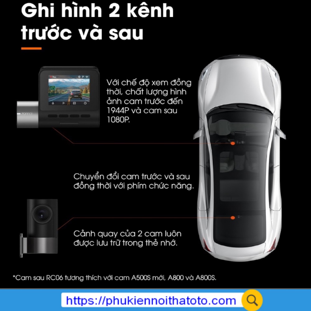 CAMERA HÀNH TRÌNH 70MAI A500S