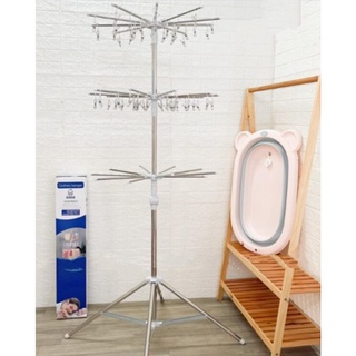 CÂY PHƠI ĐỒ ĐA NĂNG INOX ( 60 kẹp )