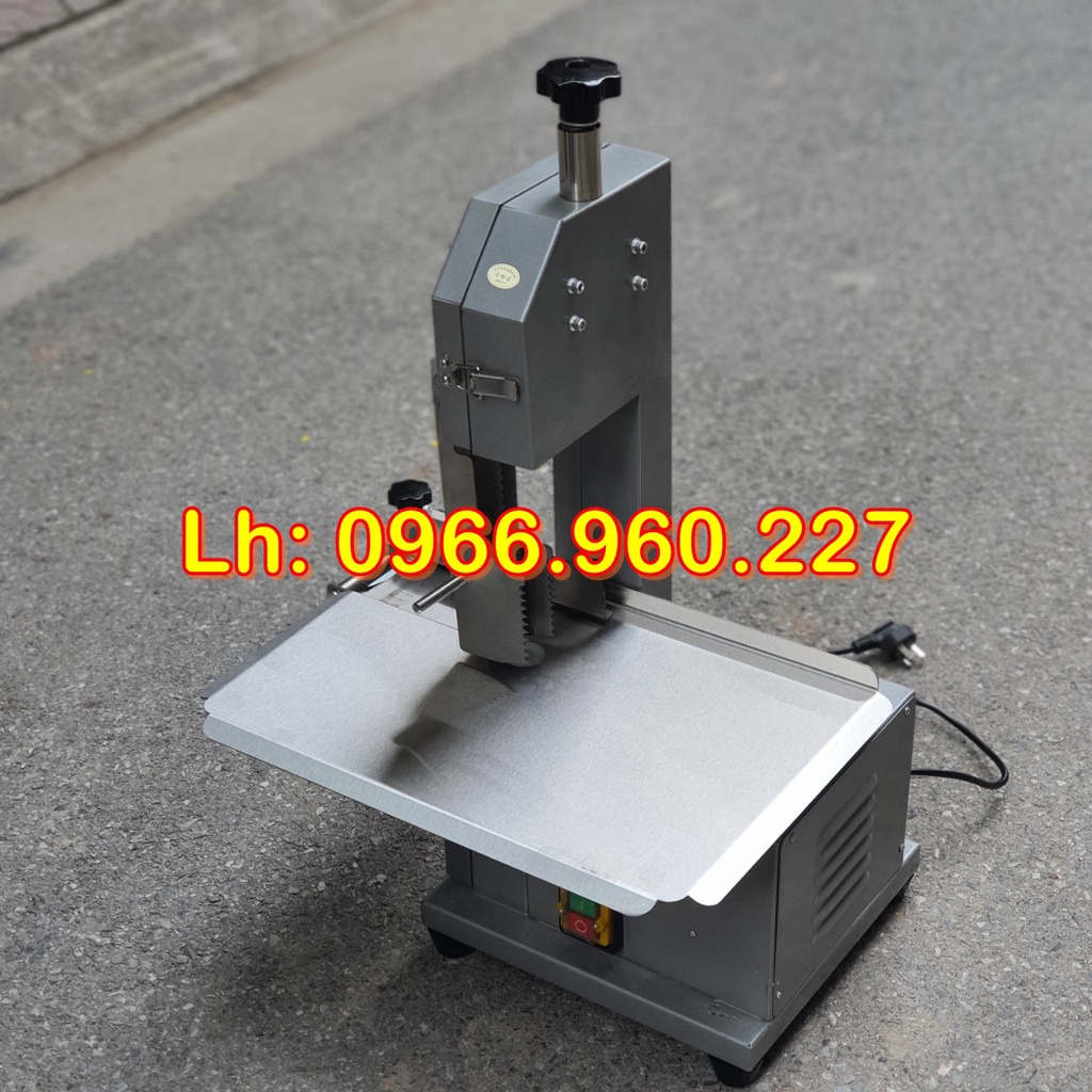 Máy thái thịt đông lạnh, máy cưa xương ống, xương bò, xương lợn
