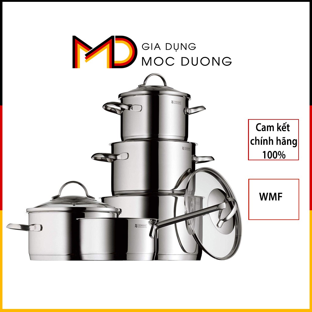 Bộ nồi WMF Provence plus 5 chiếc, chất liệu thép không gỉ 18/10 [HÀNG ĐỨC CHÍNH HÃNG]