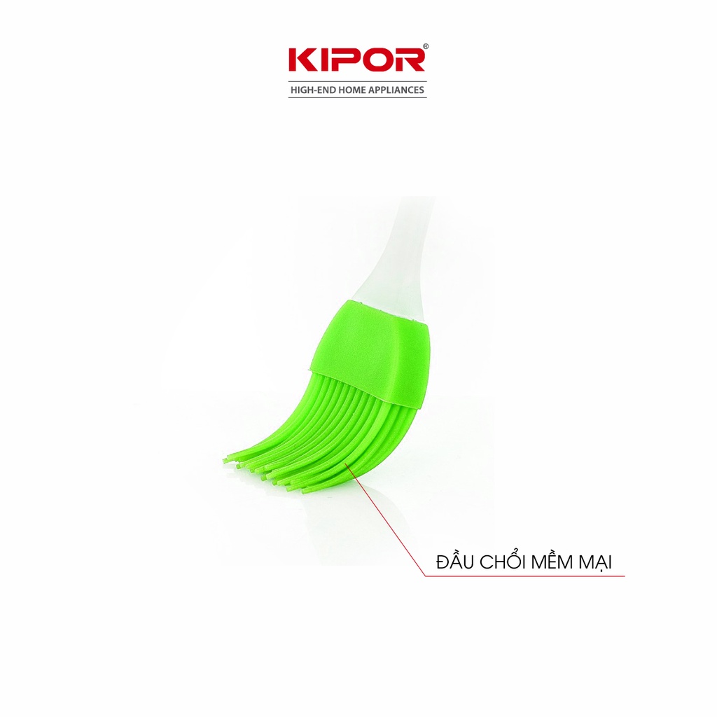 Chổi quét dầu silicon KIPOR KPQD01 Cọ quét bơ, ướp gia vị tiện lợi Chịu nhiệt tốt