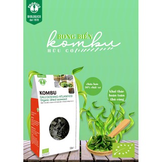 Rong biển Kombu hữu cơ Probios 50g Organic Kombu Seaweed