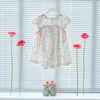 [NEW ARRIVAL] ĐẦM TAY PHỒNG NƠ EO BÉ GÁI