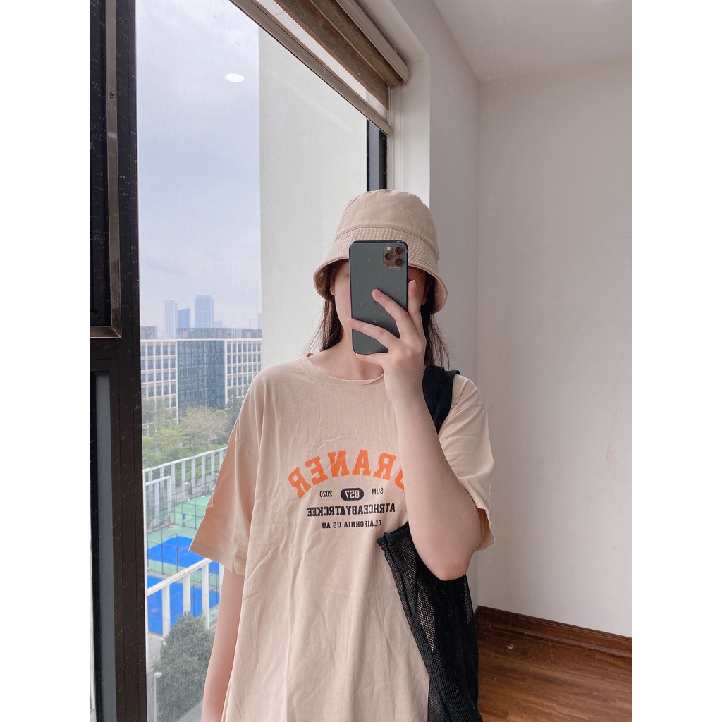 Áo Thun 3158 Uraner PEONYB Nữ [FREESHIP]  Phông form rộng tay lỡ dáng suông phong cách vintage hàn quốc Ulzzang