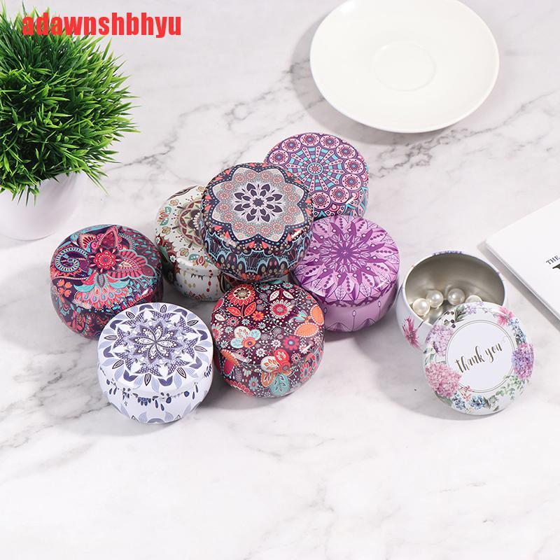 Hộp thiếc đựng bánh kẹo hình trống cá tính 2.2oz thích hợp tiệc trà