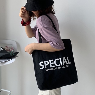 TÚI TOTE VẢI CANVAS SPECIAL CÓ KHÓA MIỆNG
