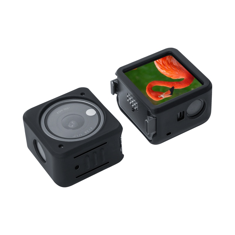 Vỏ Bảo Vệ Máy Ảnh Thể Thao dji Action 2 Bằng Silicon Mềm Chống Bụi Chống Rơi