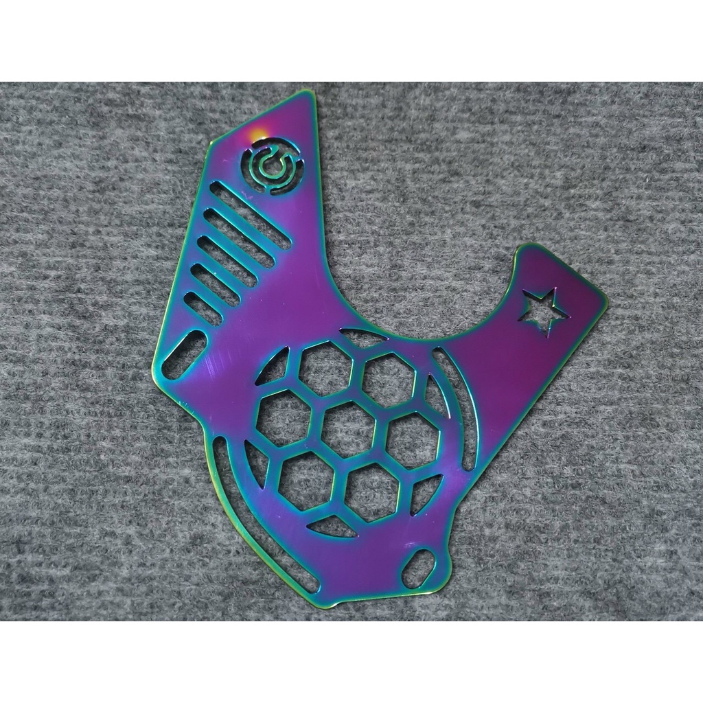 Che nhông đuôi cá EXCITER 155 đời 2021, chất liệu INOX xi 7 màu trang trí xe siêu chất