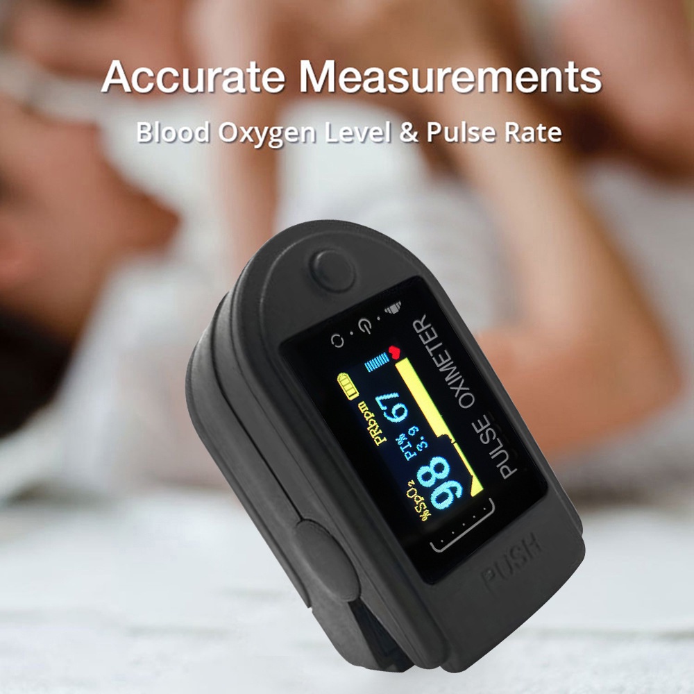 Máy đo oxy xung đầu ngón tay/ Máy đo nhịp tim/ Oximeter (Mới) Máy Đo Nhịp Tim Oximeter Kẹp Ngón Tay Tiện Dụng Máy đo nồng độ Oxy trong máu, nhịp tim và chỉ số tưới máu PI Pulse Oximeter ZANKER