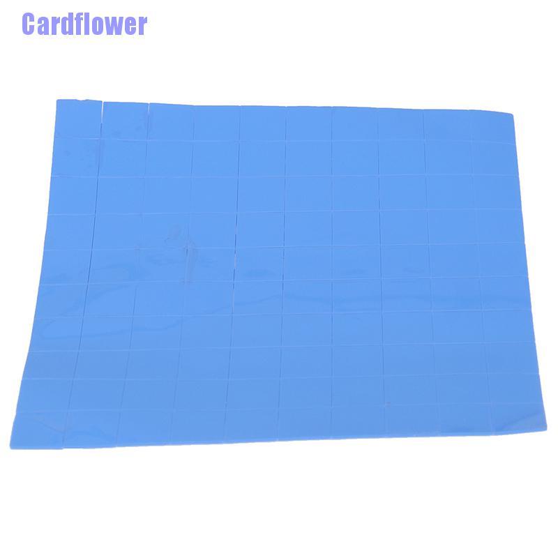 (Hàng Mới Về) Bộ 100 Miếng Tản Nhiệt Làm Mát Cpu Gpu 10x10 X 0.5mm Bằng Silicon | BigBuy360 - bigbuy360.vn