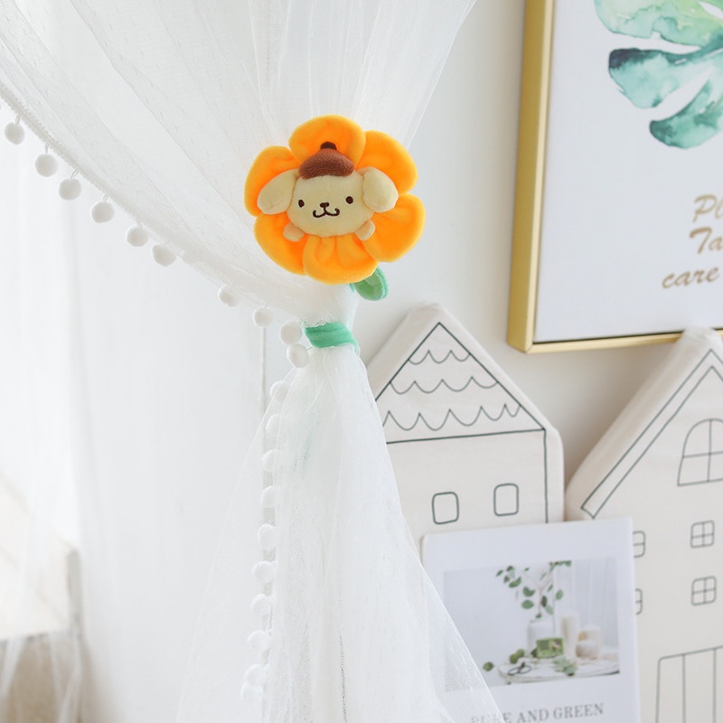 Dây Buộc Rèm Cửa Hình Hoa Hướng Dương Nhồi Bông Dễ Thương Dùng Làm Quà Tặng