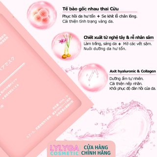 Mặt nạ nhau thai cừu cuống rốn tế bào gốc Rwine Beauty Stem Cell Placenta Mask dưỡng ẩm cho da Cs23