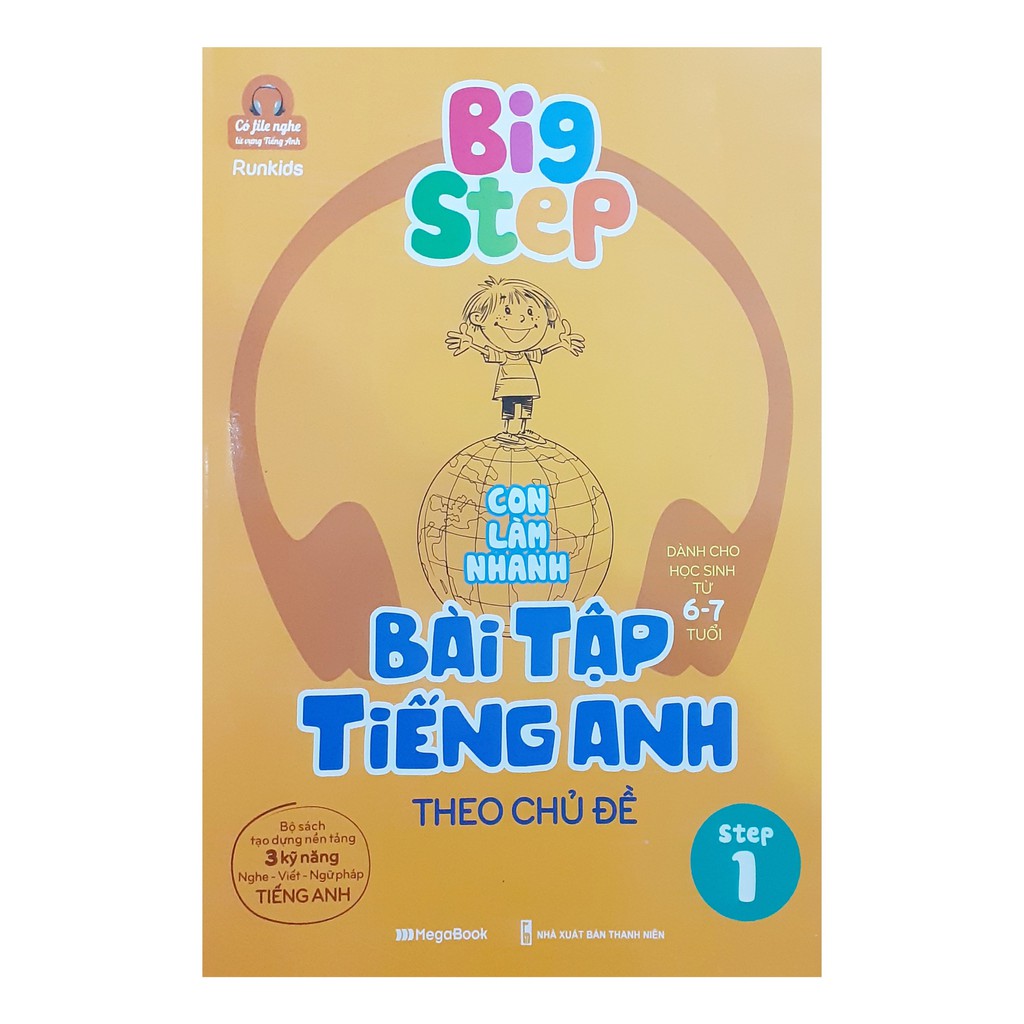 Sách -Big Step - Con Làm Nhanh Bài Tập Tiếng Anh Theo Chủ Đề (Step 1)