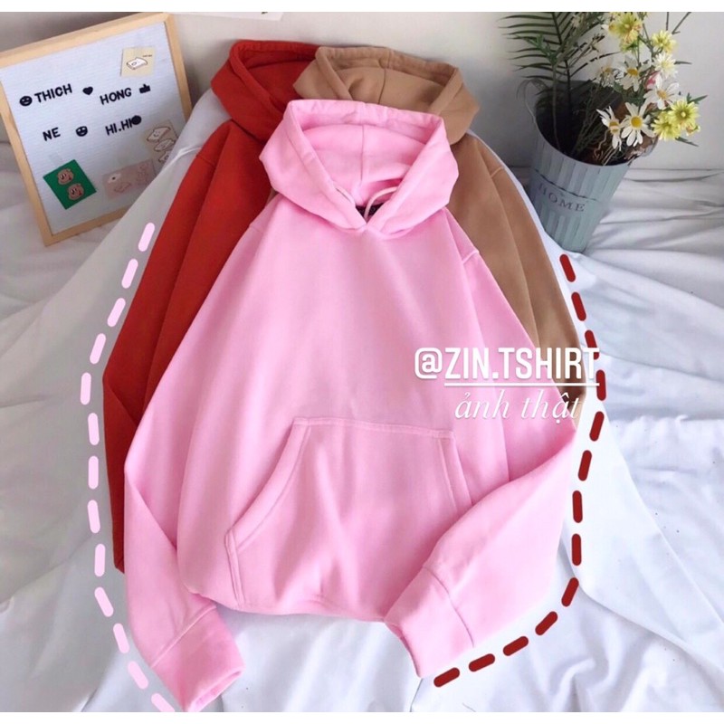 ÁO HOODIE NỈ BÔNG PHOM RỘNG UNISEX, VẢI DÀY DẶN, NHIỀU MÀU CỰC DỄ PHỐI ĐỒ [ẢNH THẬT] | BigBuy360 - bigbuy360.vn