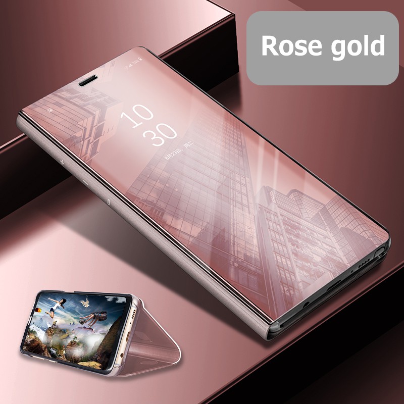 VIVO V9Ốp điện thoại nắp gập tráng gương thông minh cho