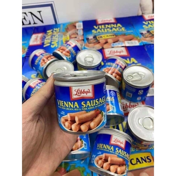 XÚC XÍCH HỘP LIBBY’S MỸ VIENNE SAUSAGE 1 HỘP VÀ 3 HỘP