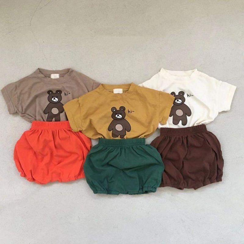 Bộ quần áo cho bé, bộc cộc, chất cotton mềm mại, thấm hút tốt