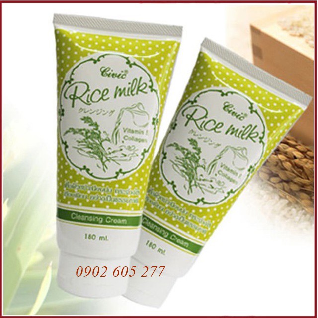 [hàng chính hãng]Sữa rửa mặt gạo Civic Rice Milk 180gr Thái Lan | BigBuy360 - bigbuy360.vn