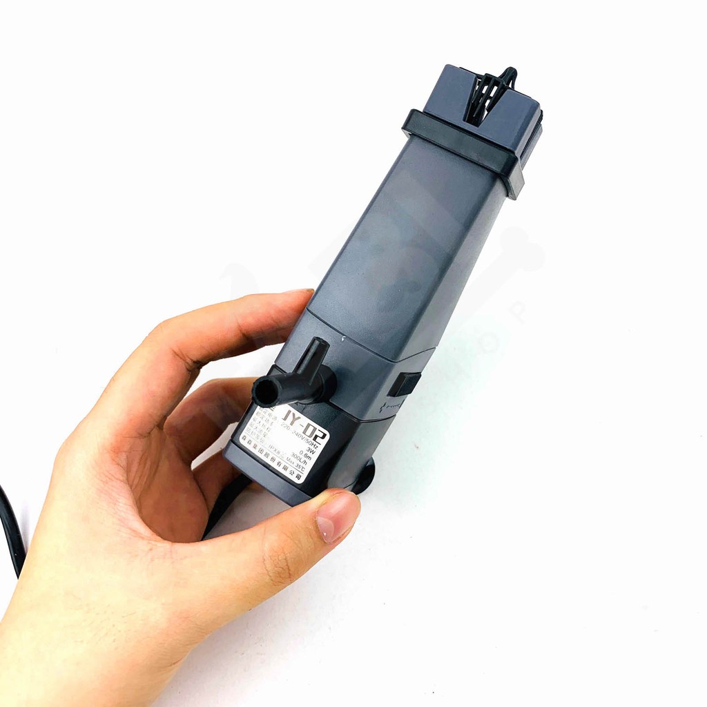 Máy Lọc Váng Mặt Nước 3W SUNSUN JY-02 Có Sủi Khí Oxy Cho Hồ Cá Cảnh