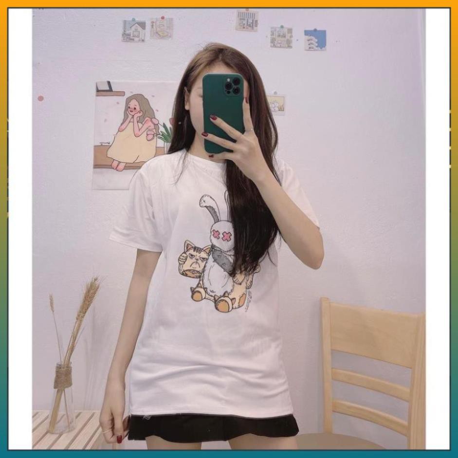 [FREE SHIP] Áo Thun Nữ, Áo Phông Nữ Free Size 100% Cotton Hàng QC Loại 1 Full Túi Zip | BigBuy360 - bigbuy360.vn